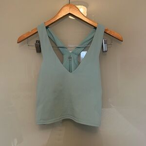 ALO Yoga Women's Sky Blue V-Neck Tank Top